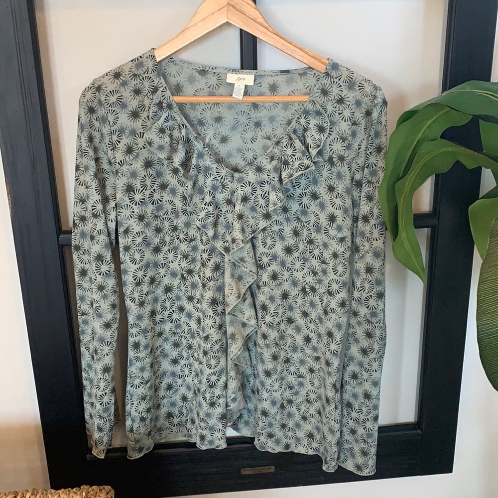 J.Jill Ruffled Top